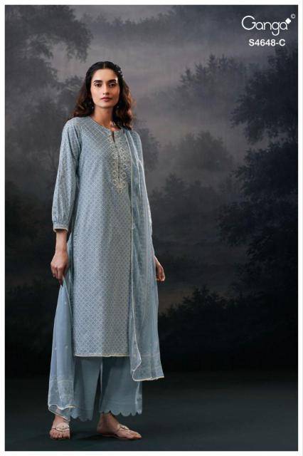 Ganga dvira 4648 Surat dress material online
